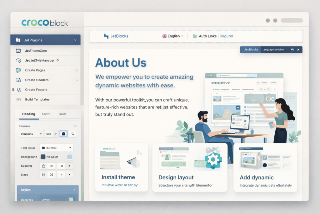 Crocoblock-inspired booking and appointment dashboard with availability calendar, provider scheduling, payment workflow, and user profile area