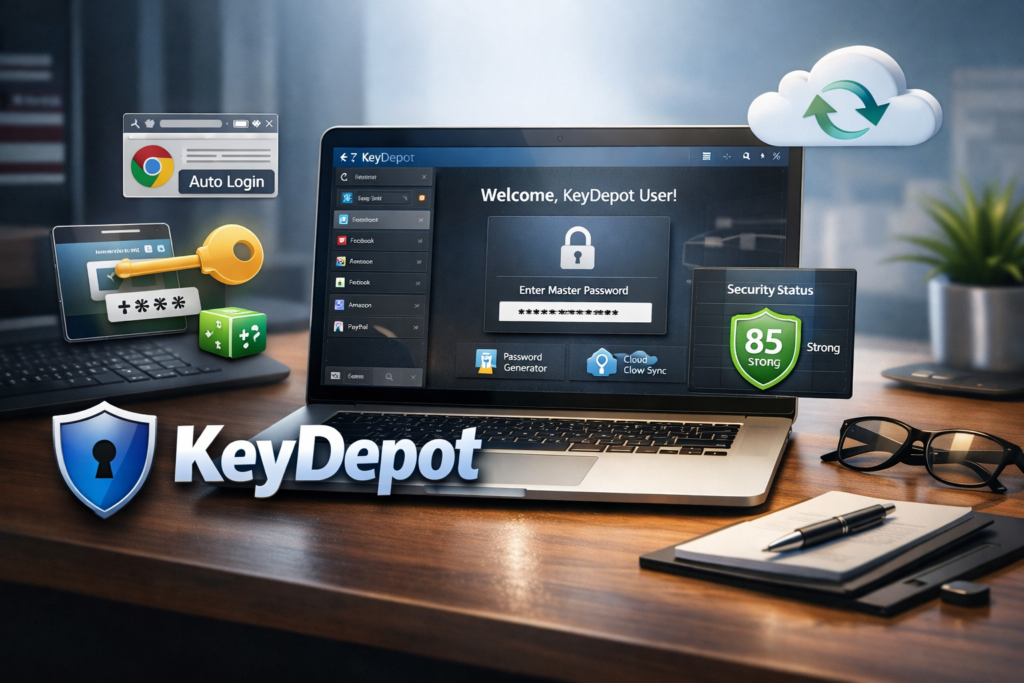 KeyDepot password manager hero image
