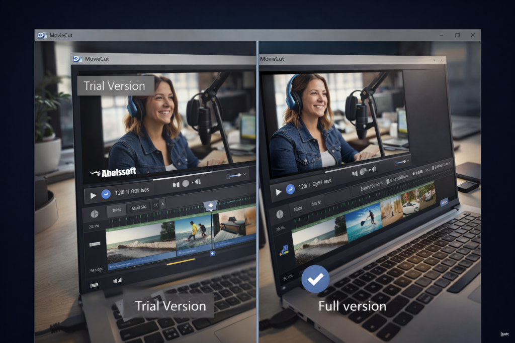 MovieCut trial version and full version value for Windows users
