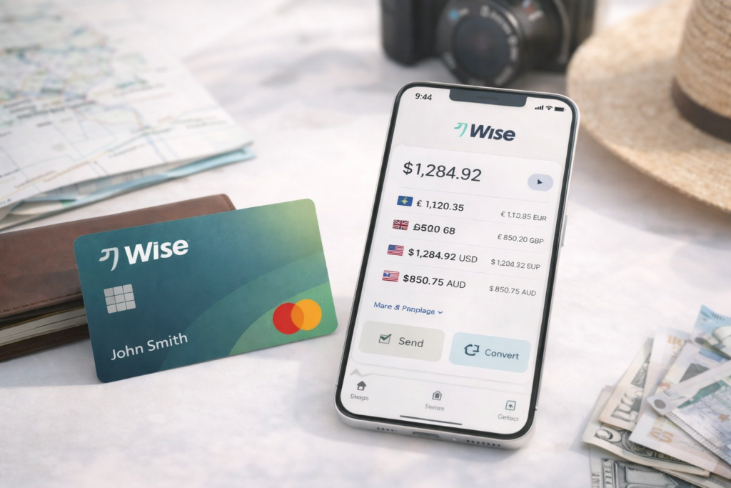 Wise card for international travel and multi-currency spending
