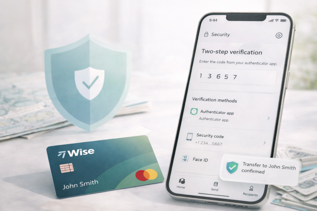 Wise safety and security features for international money transfers
