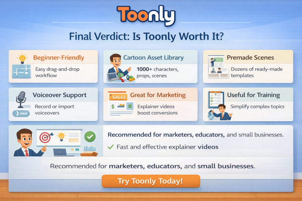 Toonly review final verdict and value summary